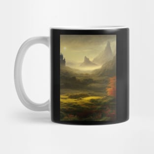 Sunset Highlands Castle Mug